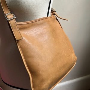 Vintage Coach Saddle Bag